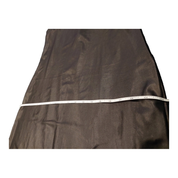 Plus Size Wet-Look Little Black Dress - Picture 8 of 9